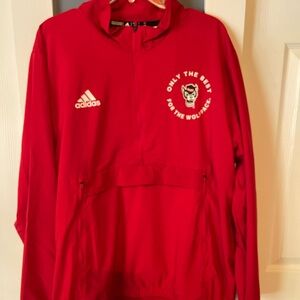 Adidas Kids Red Raincoat with Logo